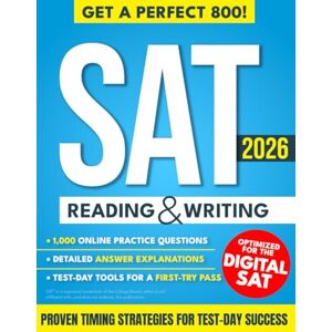 Grant, Emily S. Digital SAT Reading & Writing: The Ultimate Study Guide to Mastering the SAT with Zero Guesswork Clear Lessons, Targeted Strategies, and Realistic Practice to Reach Your Dream College Grant, Emily S. Digital SAT Reading & Writing: The Ultimate Study Guide to Mastering the SAT with Zero Guesswork Clear Lessons, Targeted Strategies, and Realistic Practice to Reach Your Dream College