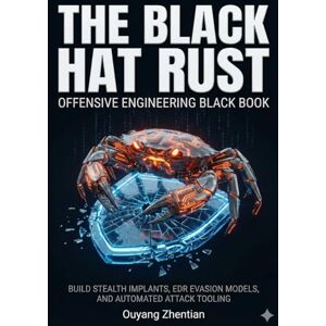 Zhentian, Ouyang THE BLACK HAT RUST OFFENSIVE ENGINEERING BLACK BOOK: ADVANCED MALWARE AND RED TEAM DEVELOPMENT BUILD STEALTH IMPLANTS, EDR EVASION MODELS, CROSS-PLATFORM EXECUTIONs AND AUTOMATED ATTACK TOOLING Zhentian, Ouyang THE BLACK HAT RUST OFFENSIVE ENGINEERING BLACK BOOK: ADVANCED MALWARE AND RED TEAM DEVELOPMENT BUILD STEALTH IMPLANTS, EDR EVASION MODELS, CROSS-PLATFORM EXECUTIONs AND AUTOMATED ATTACK TOOLING