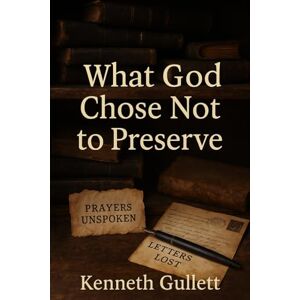 Gullett, Kenneth What God Chose Not to Preserve Gullett, Kenneth What God Chose Not to Preserve