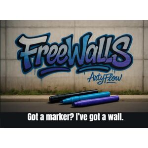 ArtyFlow FreeWalls – Graffiti-Buch zum Selbstgestalten: Wände, LKWs und urbane Hintergründe zum Personalisieren: Ein Skizzenbuch für freie grafische ... – für kreative Köpfe ohne Schablonen. ArtyFlow FreeWalls – Graffiti-Buch zum Selbstgestalten: Wände, LKWs und urbane Hintergründe zum Personalisieren: Ein Skizzenbuch für freie grafische ... – für kreative Köpfe ohne Schablonen.