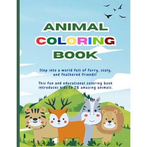Dcosta, Ms. Natasha Animal Coloring & Fun Facts Book for Kids: Learn and Color 28 Amazing Creatures from Around the World: Fun Animal Facts + Cute Coloring Pages for Kids ... Jungle, Farm, Ocean & Forest Animals Dcosta, Ms. Natasha Animal Coloring & Fun Facts Book for Kids: Learn and Color 28 Amazing Creatures from Around the World: Fun Animal Facts + Cute Coloring Pages for Kids ... Jungle, Farm, Ocean & Forest Animals