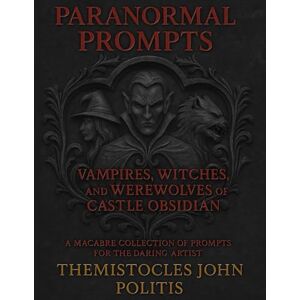 Politis, Themistocles John Paranormal Prompts: Vampires, Witches, and Werewolves of Castle Obsidian: A Macabre Collection of Prompts for the Daring Artist Politis, Themistocles John Paranormal Prompts: Vampires, Witches, and Werewolves of Castle Obsidian: A Macabre Collection of Prompts for the Daring Artist