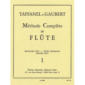 Taffanel & Gaubert Methode Complete De Flute Vol.1 Taffanel & Gaubert Methode Complete De Flute Vol.1