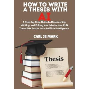 MARK, CARL JB HOW TO WRITE A THESIS WITH AI: A Step-by-Step Guide to Researching, Writing, and Editing Your Master‘s or PhD Thesis 10x Faster with Artificial ... Wealth Blueprint Money-Making Mastery Series) MARK, CARL JB HOW TO WRITE A THESIS WITH AI: A Step-by-Step Guide to Researching, Writing, and Editing Your Master‘s or PhD Thesis 10x Faster with Artificial ... Wealth Blueprint Money-Making Mastery Series)