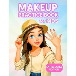 Nugget, Gold Makeup Practice Book for Kids (Extra-Large Edition): 200 unique multiethnic face models + 50 nail templates Nugget, Gold Makeup Practice Book for Kids (Extra-Large Edition): 200 unique multiethnic face models + 50 nail templates