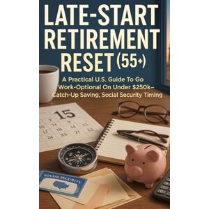 ATAL, Belgin Late-Start Retirement Reset (55+): A Practical U.S. Guide To Go Work-Optional on Under $250k—Catch-Up Saving, Social Security Timing, Mortgage Payoff vs. Investing, and Lean-But-Enjoyable Budgets ATAL, Belgin Late-Start Retirement Reset (55+): A Practical U.S. Guide To Go Work-Optional on Under $250k—Catch-Up Saving, Social Security Timing, Mortgage Payoff vs. Investing, and Lean-But-Enjoyable Budgets