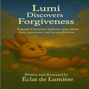 de lumière, Eclat Lumi Discovers Forgiveness: Lumi, a little bunny, feels hurt after a fight. With love, prayer, and forgiveness, he learns how to find peace and restore friendship. A gentle bedtime story for kids 3–7. de lumière, Eclat Lumi Discovers Forgiveness: Lumi, a little bunny, feels hurt after a fight. With love, prayer, and forgiveness, he learns how to find peace and restore friendship. A gentle bedtime story for kids 3–7.