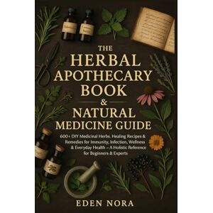 Nora, Eden The Herbal Apothecary Book & Natural Medicine Guide: 600+ DIY Medicinal Herbs, Healing Recipes & Remedies for Immunity, Infection, Wellness & Everyday ... Wellness, Medicinal Plants and Herb's Books) Nora, Eden The Herbal Apothecary Book & Natural Medicine Guide: 600+ DIY Medicinal Herbs, Healing Recipes & Remedies for Immunity, Infection, Wellness & Everyday ... Wellness, Medicinal Plants and Herb's Books)