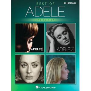 Adele Best of for Big Note Piano – 2nd Edition 12 Easy Piano Songs with Lyrics and Chords for Beginners and Advanced Players Hal Leonard Sheet Music Book (Easy Songbook) Adele Best of for Big Note Piano – 2nd Edition 12 Easy Piano Songs with Lyrics and Chords for Beginners and Advanced Players Hal Leonard Sheet Music Book (Easy Songbook)