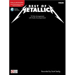 Various Best Of Metallica Violin Book/Cd: Instrumental Play-Along Various Best Of Metallica Violin Book/Cd: Instrumental Play-Along