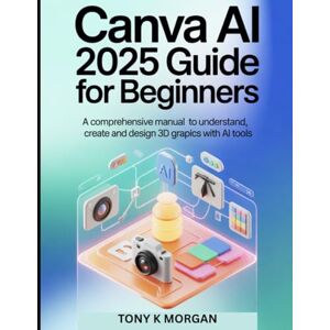 MORGAN, TONY K. Canva AI 2025 Guide for Beginners: A Comprehensive Manual to Understand, Create and Design 3D Graphics with AI Tools (Graphics design and Videos editing guide updates) MORGAN, TONY K. Canva AI 2025 Guide for Beginners: A Comprehensive Manual to Understand, Create and Design 3D Graphics with AI Tools (Graphics design and Videos editing guide updates)