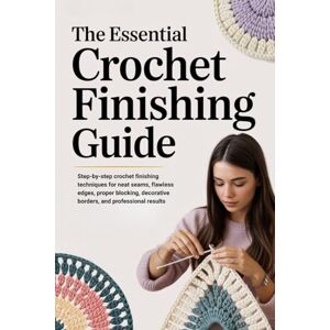 George, Grover The Essential Crochet Finishing Guide: Step-by-step crochet finishing techniques for neat seams, flawless edges, proper blocking, decorative borders, and professional results George, Grover The Essential Crochet Finishing Guide: Step-by-step crochet finishing techniques for neat seams, flawless edges, proper blocking, decorative borders, and professional results