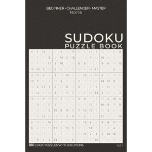 Publishing, Brain Fun Sudoku 16×16 Puzzle Book: Logic Challenges for Adults: Step-by-Step Guide + 180 Puzzles — 60 Beginner • 60 Challenger • 60 Master — Full Solutions • Portable 6×11 in Edition Publishing, Brain Fun Sudoku 16×16 Puzzle Book: Logic Challenges for Adults: Step-by-Step Guide + 180 Puzzles — 60 Beginner • 60 Challenger • 60 Master — Full Solutions • Portable 6×11 in Edition