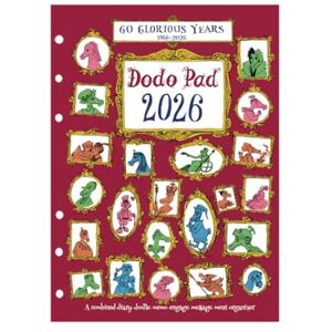 Dodo, Lord The Dodo Pad Filofax-Compatible 2026 A5 Refill Diary Week to View Calendar Year: A loose leaf Diary-Organiser-Planner for up to 5 people/activities. UK made, Sustainable, Plastic Free Dodo, Lord The Dodo Pad Filofax-Compatible 2026 A5 Refill Diary Week to View Calendar Year: A loose leaf Diary-Organiser-Planner for up to 5 people/activities. UK made, Sustainable, Plastic Free