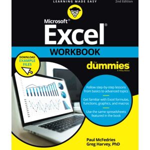 McFedries, Paul Excel Workbook For Dummies McFedries, Paul Excel Workbook For Dummies