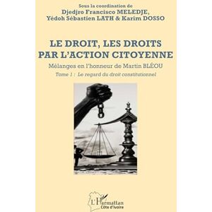 Le droit, les droits par l’action citoyenne: Mélanges en l’honneur de Martin BLÉOU Tome 1 Le regard du droit constitutionnel (Harmattan Côte-d'Ivoire) Le droit, les droits par l’action citoyenne: Mélanges en l’honneur de Martin BLÉOU Tome 1 Le regard du droit constitutionnel (Harmattan Côte-d'Ivoire)