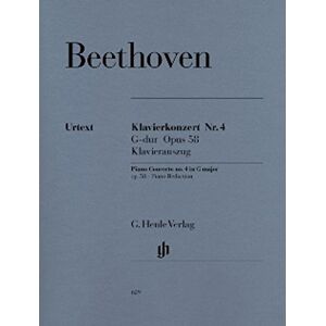 Beethoven, Ludwig van Concerto for Piano and Orchestra no.4 G major op.58 piano and orchestra piano reduction for 2 pianos (HN 629): Instrumentation: 2 Pianos, 4-hands, Piano Concertos Beethoven, Ludwig van Concerto for Piano and Orchestra no.4 G major op.58 piano and orchestra piano reduction for 2 pianos (HN 629): Instrumentation: 2 Pianos, 4-hands, Piano Concertos