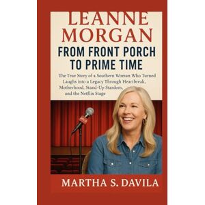 Davila, Martha S Leanne Morgan: From Front Porch to Prime Time: The True Story of a Southern Woman Who Turned Laughs into a Legacy Through Heartbreak, Motherhood, Stand-Up Stardom, and the Netflix Stage Davila, Martha S Leanne Morgan: From Front Porch to Prime Time: The True Story of a Southern Woman Who Turned Laughs into a Legacy Through Heartbreak, Motherhood, Stand-Up Stardom, and the Netflix Stage