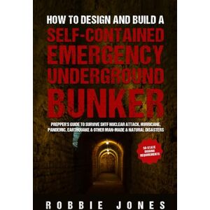 Jones, Robbie How to Design and Build a self-contained Emergency Underground Bunker: Prepper’s Guide to Survive SHTF Nuclear attack, Hurricane, Pandemic, Earthquake & other Man-Made & Natural disasters Jones, Robbie How to Design and Build a self-contained Emergency Underground Bunker: Prepper’s Guide to Survive SHTF Nuclear attack, Hurricane, Pandemic, Earthquake & other Man-Made & Natural disasters
