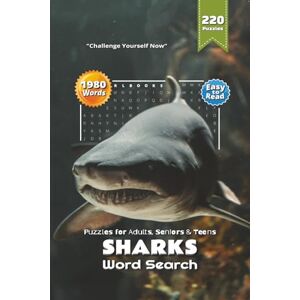Books, RL Shark Word Search Puzzle Book: Majestic Sharks Word Searches Featuring Deep Sea Species & Ocean Hunters 6×9 Inches, 440 Pages 220 Relaxing Challenges Books, RL Shark Word Search Puzzle Book: Majestic Sharks Word Searches Featuring Deep Sea Species & Ocean Hunters 6×9 Inches, 440 Pages 220 Relaxing Challenges