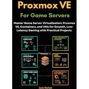 Darian, Juno Proxmox VE for Game Servers: Master Game Server Virtualization: Proxmox VE, Containers, and VMs for Smooth, Low-Latency Gaming with Practical Projects ... and Optimize Real-World Environments) Darian, Juno Proxmox VE for Game Servers: Master Game Server Virtualization: Proxmox VE, Containers, and VMs for Smooth, Low-Latency Gaming with Practical Projects ... and Optimize Real-World Environments)