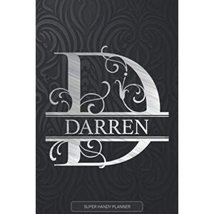 Planners, Jennie's Darren: Silver Letter D The Darren Name Darren Name Custom Gift Planner Calendar Notebook Journal Planners, Jennie's Darren: Silver Letter D The Darren Name Darren Name Custom Gift Planner Calendar Notebook Journal