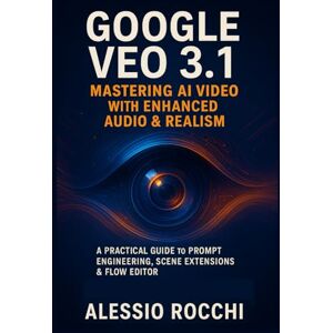 Rocchi, Alessio Google Veo 3.1: Mastering AI Video with Enhanced Audio & Realism: A Practical Guide to Prompt Engineering, Scene Extensions & Flow Editor Rocchi, Alessio Google Veo 3.1: Mastering AI Video with Enhanced Audio & Realism: A Practical Guide to Prompt Engineering, Scene Extensions & Flow Editor