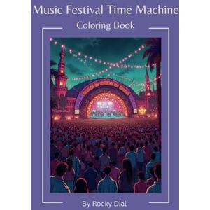 Dial, Rocky Music Festivals Coloring Book: Time Machine Dial, Rocky Music Festivals Coloring Book: Time Machine