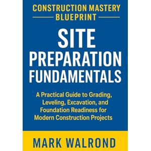 Walrond, Mark Construction Mastery Blueprint: Site Preparation Fundamentals: A Practical Guide to Grading, Leveling, Excavation, and Foundation Readiness for Modern ... (Comprehensive Construction E-book Series) Walrond, Mark Construction Mastery Blueprint: Site Preparation Fundamentals: A Practical Guide to Grading, Leveling, Excavation, and Foundation Readiness for Modern ... (Comprehensive Construction E-book Series)