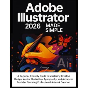 Roseland, Mira Adobe Illustrator 2026 Made Simple: A Beginner-Friendly Guide to Mastering Creative Design, Vector Illustration, Typography, and Advanced Tools for Stunning Professional Artwork Creation Roseland, Mira Adobe Illustrator 2026 Made Simple: A Beginner-Friendly Guide to Mastering Creative Design, Vector Illustration, Typography, and Advanced Tools for Stunning Professional Artwork Creation