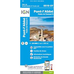 Pont-l'Abbé / Pointe de Penmarc'h (0519OT): 1:25000 (TOP 25) Pont-l'Abbé / Pointe de Penmarc'h (0519OT): 1:25000 (TOP 25)
