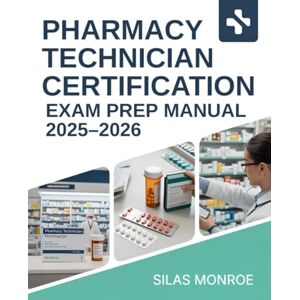 Monroe, Silas Pharmacy Technician Certification Exam Prep Manual 2025–2026: Drug Knowledge, Dosage Calculations & Practice Questions Monroe, Silas Pharmacy Technician Certification Exam Prep Manual 2025–2026: Drug Knowledge, Dosage Calculations & Practice Questions