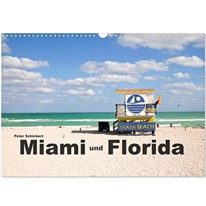 CALVENDO Miami und Florida (Wandkalender 2024 DIN A3 quer), Monatskalender CALVENDO Miami und Florida (Wandkalender 2024 DIN A3 quer), Monatskalender