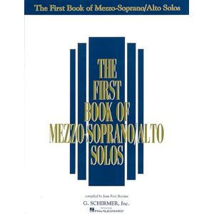 Various The First Book Of Mezzo-Soprano/Alto Solos Various The First Book Of Mezzo-Soprano/Alto Solos