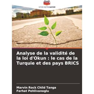 Tanga, Marvin Rock Child Analyse de la validité de la loi d'Okun : le cas de la Turquie et des pays BRICS Tanga, Marvin Rock Child Analyse de la validité de la loi d'Okun : le cas de la Turquie et des pays BRICS
