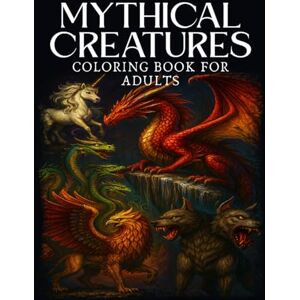 Westgate, Robert M. Mythical Creatures Coloring Book for Adults: A Coloring Fantasy Adventure with Dragons Unicorns Mermaids and More for Relaxation Stress Relief Westgate, Robert M. Mythical Creatures Coloring Book for Adults: A Coloring Fantasy Adventure with Dragons Unicorns Mermaids and More for Relaxation Stress Relief