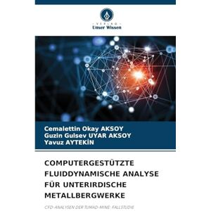 Aksoy, Cemalettin Okay Computergestützte Fluiddynamische Analyse Für Unterirdische Metallbergwerke: CFD-ANALYSEN DER TUMAD-MINE: FALLSTUDIE Aksoy, Cemalettin Okay Computergestützte Fluiddynamische Analyse Für Unterirdische Metallbergwerke: CFD-ANALYSEN DER TUMAD-MINE: FALLSTUDIE