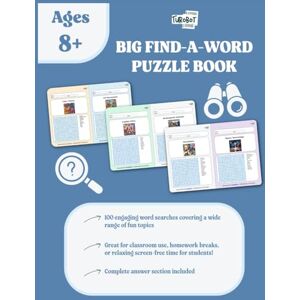 Education, Turobot 100 Word Search Puzzles for Kids Ages 8+: 100 Fun Word Search Puzzles with Answers Educational Activity Book for Learning and Screen-Free Fun Education, Turobot 100 Word Search Puzzles for Kids Ages 8+: 100 Fun Word Search Puzzles with Answers Educational Activity Book for Learning and Screen-Free Fun