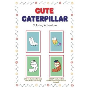 tiwari, Mr. shiva kant Cute Caterpillar Coloring Adventure: "Copy the Color" Book for Kids: 60+ Adorable Bug Designs with Full-Color Guides to Inspire Creativity Travel ... Activity Book for Toddlers and Preschoolers tiwari, Mr. shiva kant Cute Caterpillar Coloring Adventure: "Copy the Color" Book for Kids: 60+ Adorable Bug Designs with Full-Color Guides to Inspire Creativity Travel ... Activity Book for Toddlers and Preschoolers