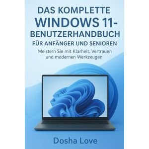 Love, Dosha DAS KOMPLETTE WINDOWS 11-BENUTZERHANDBUCH FÜR ANFÄNGER UND SENIOREN: Meistern Sie mit Klarheit, Vertrauen und modernen Werkzeugen Love, Dosha DAS KOMPLETTE WINDOWS 11-BENUTZERHANDBUCH FÜR ANFÄNGER UND SENIOREN: Meistern Sie mit Klarheit, Vertrauen und modernen Werkzeugen