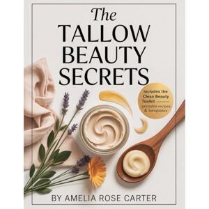 Rose Carter, Amelia The Tallow Beauty Secrets: From Healing Balms to Beauty Brands: A DIY Guide to Anti-Aging, Baby Care, Eczema Relief & Create a Natural Beauty Line Rose Carter, Amelia The Tallow Beauty Secrets: From Healing Balms to Beauty Brands: A DIY Guide to Anti-Aging, Baby Care, Eczema Relief & Create a Natural Beauty Line