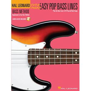 Various Even More Easy Pop Bass Lines: Supplemental Songbook to Book 3 of the Hal Leonard Bass Method Various Even More Easy Pop Bass Lines: Supplemental Songbook to Book 3 of the Hal Leonard Bass Method
