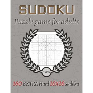 Enigma, Sam SUDOKU Puzzle game for Adults: 160 EXTRA hard 16x16 sudoku Enigma, Sam SUDOKU Puzzle game for Adults: 160 EXTRA hard 16x16 sudoku