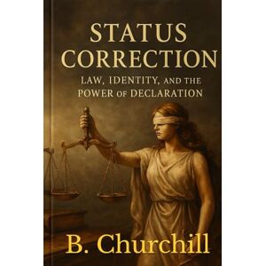 Churchill, B. Status Correction: Law, Identity, and the Power of Declaration (Rabbit Holes & Remedies) Churchill, B. Status Correction: Law, Identity, and the Power of Declaration (Rabbit Holes & Remedies)
