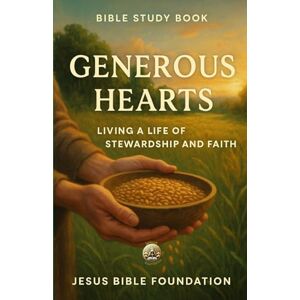 Bible Foundation, Jesus Bible Study Book Generous Hearts: Living a Life of Stewardship and Faith: 10 (Christian Living & Discipleship Series) Bible Foundation, Jesus Bible Study Book Generous Hearts: Living a Life of Stewardship and Faith: 10 (Christian Living & Discipleship Series)