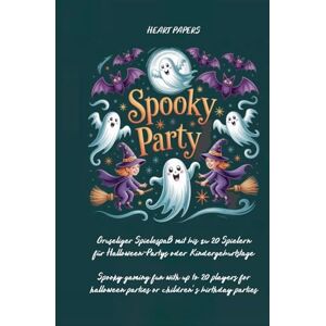 Papers, Heart Spooky Party: Gruseliger Spielespaß mit bis zu 20 Spielern für Halloween-Partys oder Kindergeburtstage +++ Spooky gaming fun with up to 20 players for halloween parties or children s birthday parties Papers, Heart Spooky Party: Gruseliger Spielespaß mit bis zu 20 Spielern für Halloween-Partys oder Kindergeburtstage +++ Spooky gaming fun with up to 20 players for halloween parties or children s birthday parties
