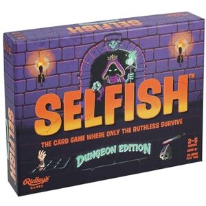 Ridley's Ridley’s Selfish: Dungeon Edition Card Game Ages 8+ 2-5 Players 20+ Minutes Playing Time Ridley's Ridley’s Selfish: Dungeon Edition Card Game Ages 8+ 2-5 Players 20+ Minutes Playing Time
