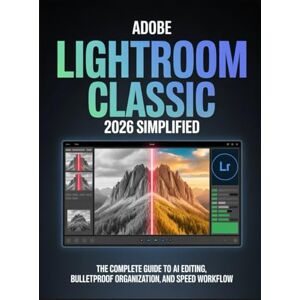 Andrew, Caleb Adobe Lightroom Classic 2026 Simplified: The Complete Guide to AI Editing, Bulletproof Organization, and Speed Workflow for Photographers Andrew, Caleb Adobe Lightroom Classic 2026 Simplified: The Complete Guide to AI Editing, Bulletproof Organization, and Speed Workflow for Photographers
