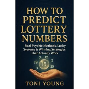 Toni How to Predict Lottery Numbers: Real Psychic Methods, Lucky Systems & Winning Strategies That Actually Work: Discover Tested Intuition Techniques, ... to Improve Your Odds and Attract Big Wins Toni How to Predict Lottery Numbers: Real Psychic Methods, Lucky Systems & Winning Strategies That Actually Work: Discover Tested Intuition Techniques, ... to Improve Your Odds and Attract Big Wins