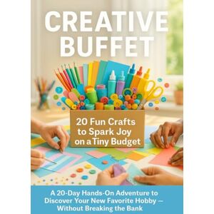 Brooks, Eric Creative Buffet: 20 Fun Crafts to Spark Joy on a Tiny Budget: A 20-Day Hands-On Adventure to Discover Your New Favorite Hobby — Without Breaking the Bank Brooks, Eric Creative Buffet: 20 Fun Crafts to Spark Joy on a Tiny Budget: A 20-Day Hands-On Adventure to Discover Your New Favorite Hobby — Without Breaking the Bank